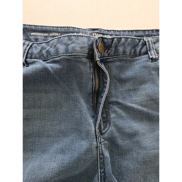 Lane Bryant Women Shorts Blue Distressed Denim Plus Size 22 - Picture 6 of 8